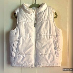 White Carters Puffer Vest Size 2T